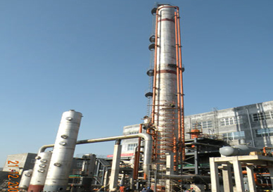 Annual Output of 100,000 Tons of Double Pressure Dilute Nitric Acid Project Nitric Acid Absorption Tower (Shandong Lianhe Fengyuan Chemical Co., LTD. CHINA)