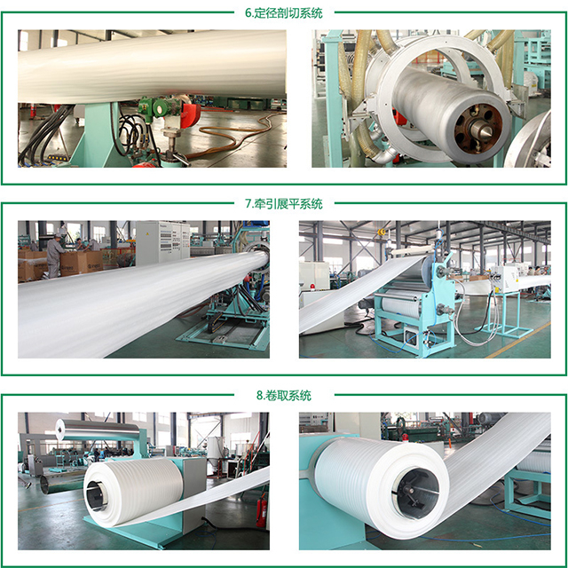 PLA polylactic acid fully degradable foamed sheet production line