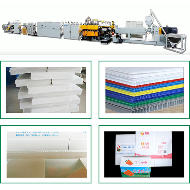 Calcium-plastic Hollow Grid Plate Equipment