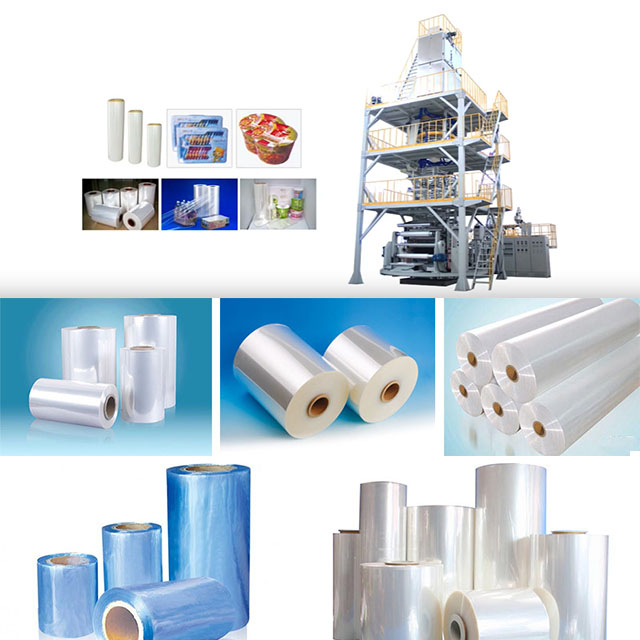 POF Three-layer Co-extruded Heat Shrink Film Blowing Equipment