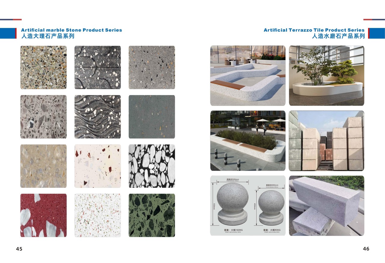 Artificial quartz and terrazzo tile machine brochure Hongfa group since 1990_25