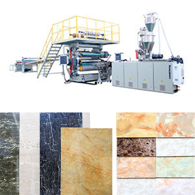 PVC Imitation Marble (stone Plastic) Decorative Panel Production Line