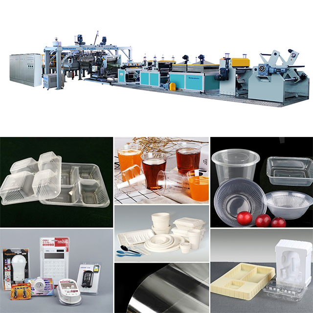 PLA fully degradable extrusion sheet production line