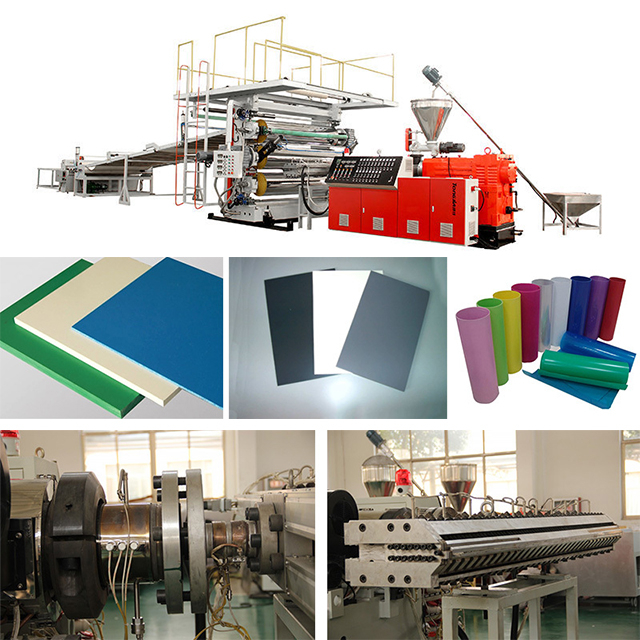 PVC/PP/PE/PS Series Extruded Sheet (plate) Production Line