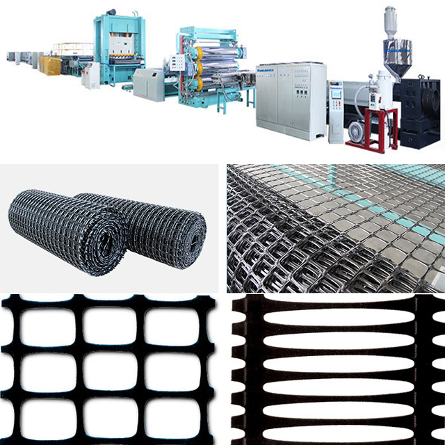 PP/PE Plastic Geogrid (mine Double-tensile And Double-resistance Plastic Net) Production Line