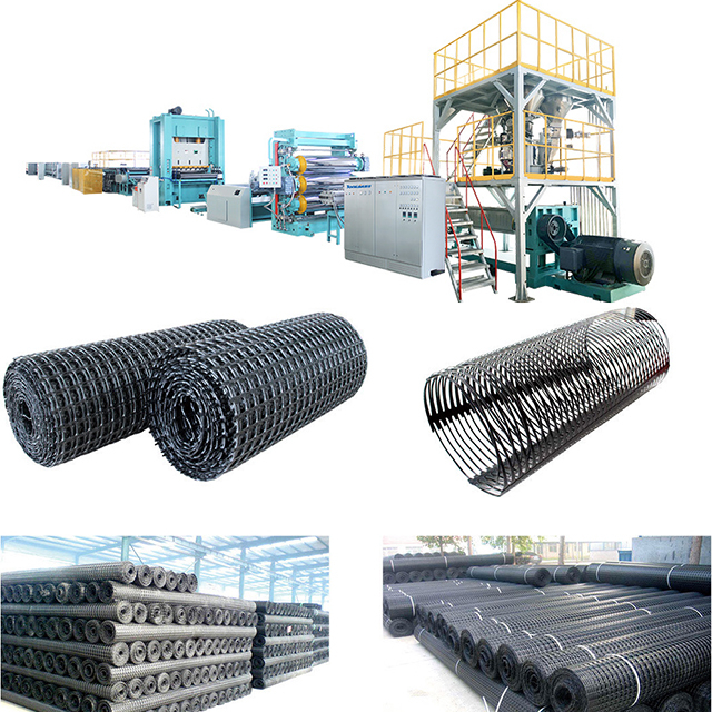 New High-speed Fully Automatic Plastic Biaxially Oriented Geogrid Production Line