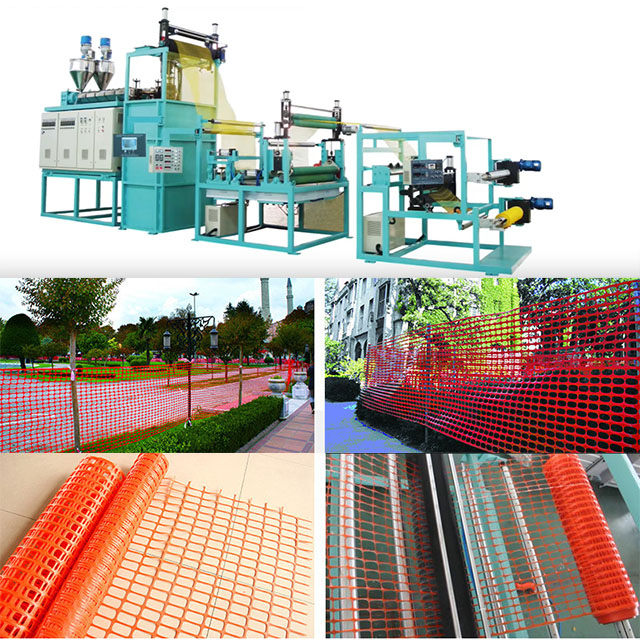 PE Plastic Warning Net Production Line/Intelligent Control In-mold Forming Net Material Production Line
