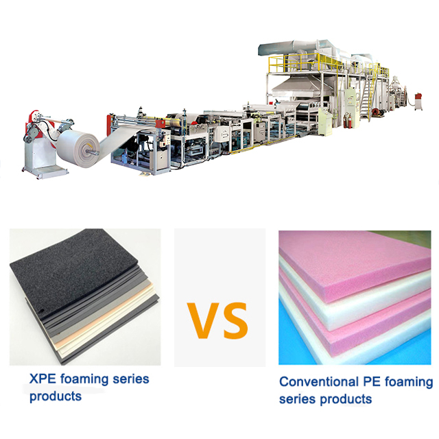 XPE Chemical Cross-linked Polyethylene Foamed Sheet Production Line