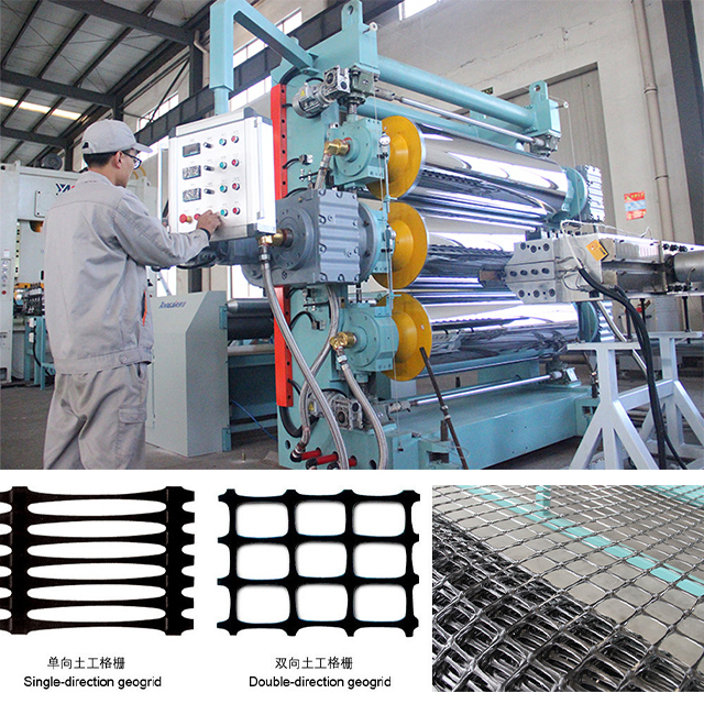 New High-speed Fully Automatic Plastic Biaxially Oriented Geogrid Production Line
