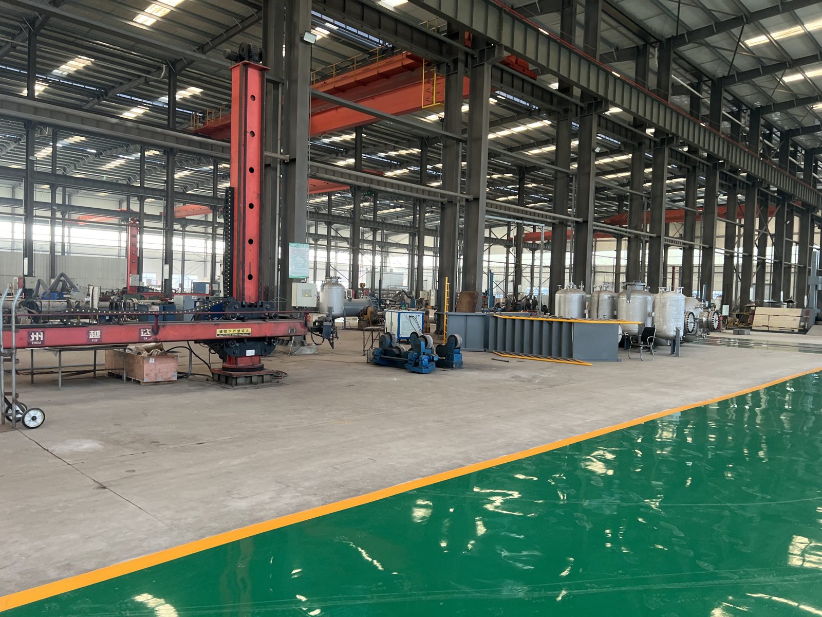 GYF chemical equipment manufacturing workshop