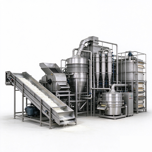 Fully Automatic Cassava Starch Production Line Turnkey Tapioca Starch Processing Plant