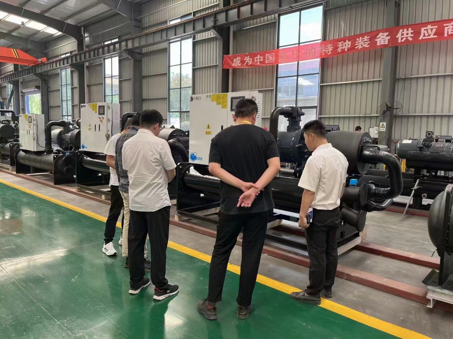 Iran caustic soda production line factory inspection