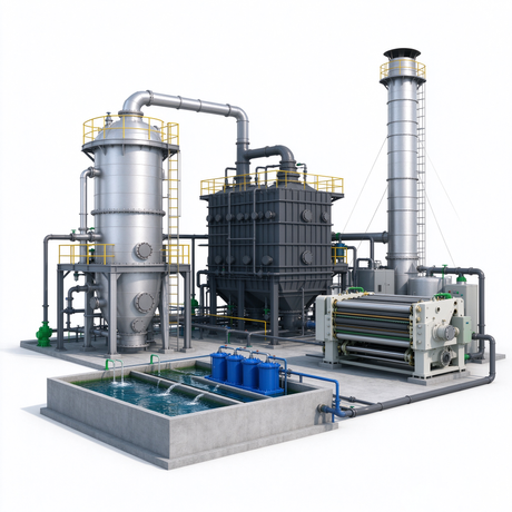 Titanium dioxide production line